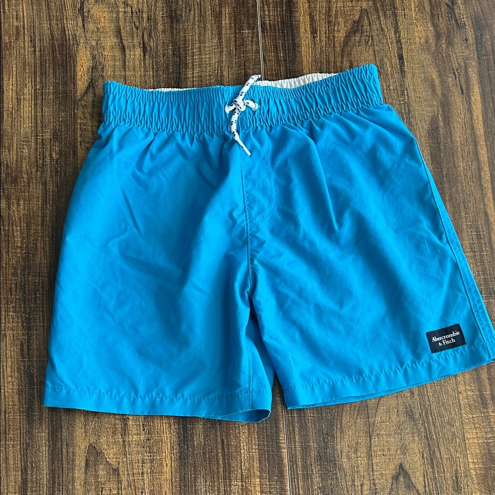 Abercrombie Kids Bright Blue Swim Trunks